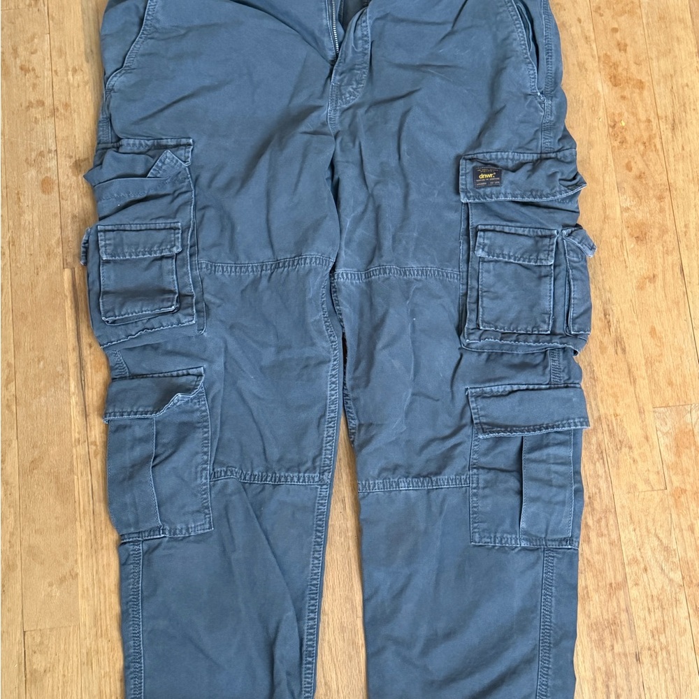 Men's Blue Cargo Pants